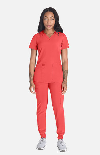 Women's 2-Pocket Utility V-Neck Scrub Top Women's 2-Pocket Utility V-Neck Scrub Top