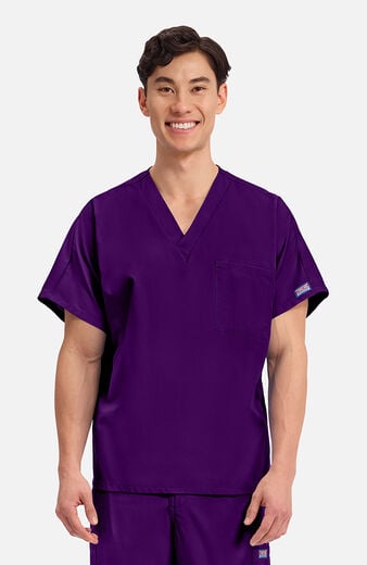 Unisex V-Neck 1 Pocket Scrub Top Unisex V-Neck 1 Pocket Scrub Top