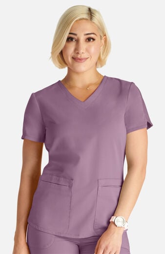 Women's V-Neck 2 Pocket Scrub Top Women's V-Neck 2 Pocket Scrub Top