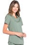 Clearance Women's V-Neck Solid Scrub Top, , large