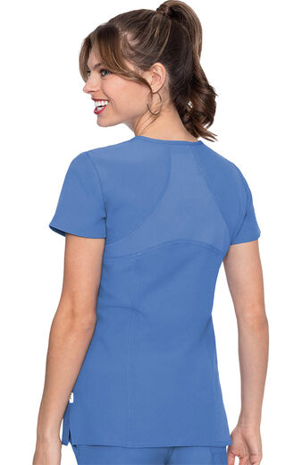 Clearance Women's Refined V-Neck Solid Scrub Top
