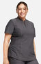 Clearance Women's Partial Zip Front Scrub Top, , large