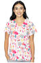 Clearance Women's Vicky Sloth Party Print Scrub Top, , large