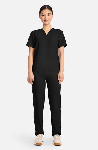 Unisex Tuck-In Pocketless V-Neck Scrub Top Unisex Tuck-In Pocketless V-Neck Scrub Top