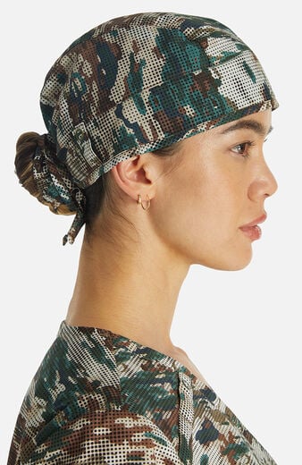 Women's Neutral Camo Print Scrub Hat