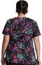 Clearance Women's Caring Space Print Scrub Top, , large