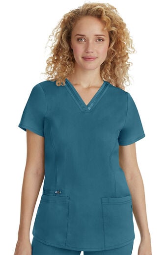 Women's Jasmine V-Neck Stretch Scrub Top Women's Jasmine V-Neck Stretch Scrub Top