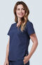 Women's Modern Fit V-Neck Solid Scrub Top, , large