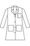 Women's 3-Pocket Poplin 38" Lab Coat, , large