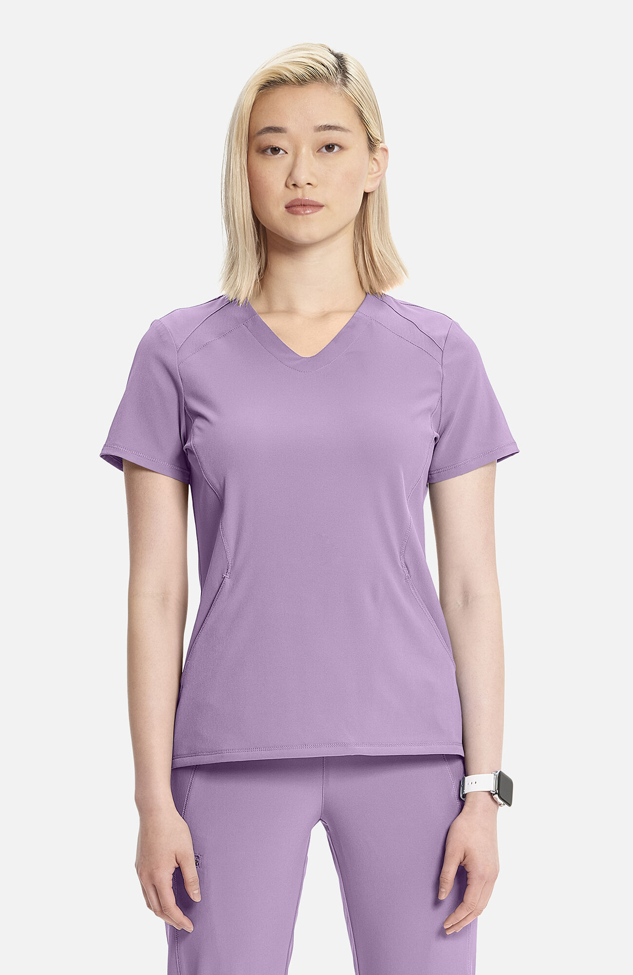 Women's Pouch Pocket V-Neck Scrub Top