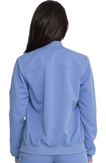 Women's Zip Front Solid Scrub Jacket Women's Zip Front Solid Scrub Jacket