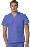 Clearance Unisex V-Neck Tunic Solid Scrub Top, , large