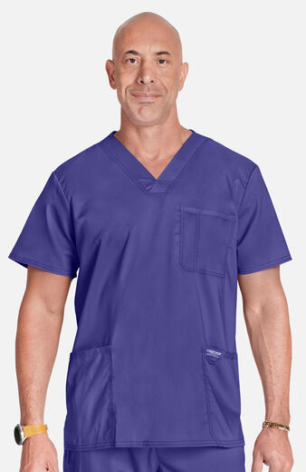 Men's Utility 3-Pocket V-Neck Scrub Top Men's Utility 3-Pocket V-Neck Scrub Top