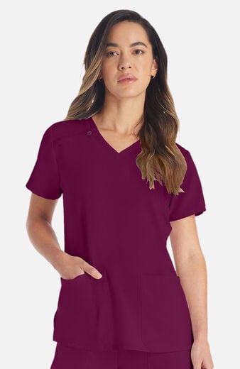 Women's 2-Pocket Utility V-Neck Scrub Top Women's 2-Pocket Utility V-Neck Scrub Top