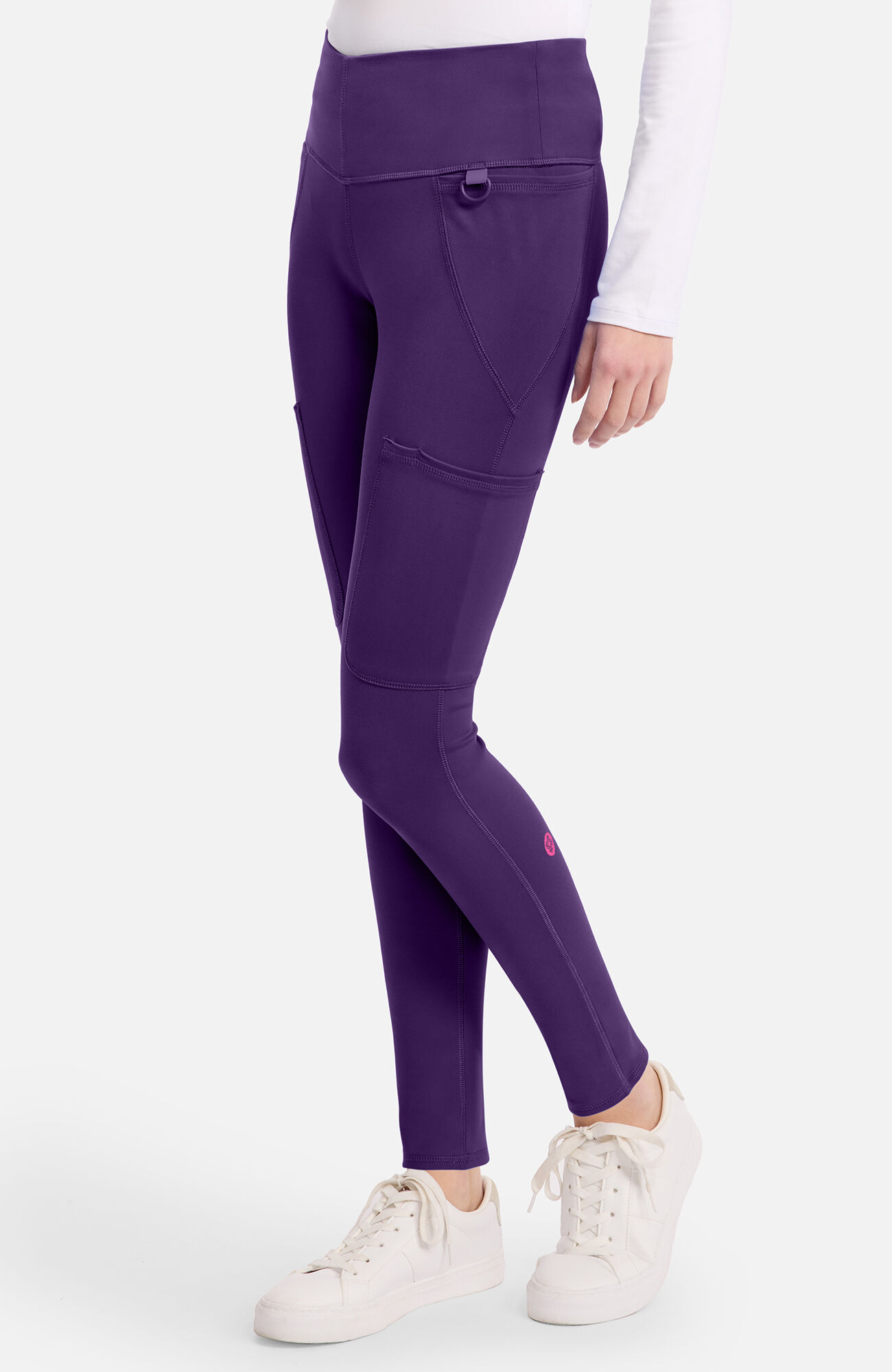 Women's Knit 5-Pocket Scrub Legging, GLP Galactic Purple | purple, large