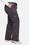 Women's Scrub Set: Mock Wrap Solid Top & Drawstring Pant, , large