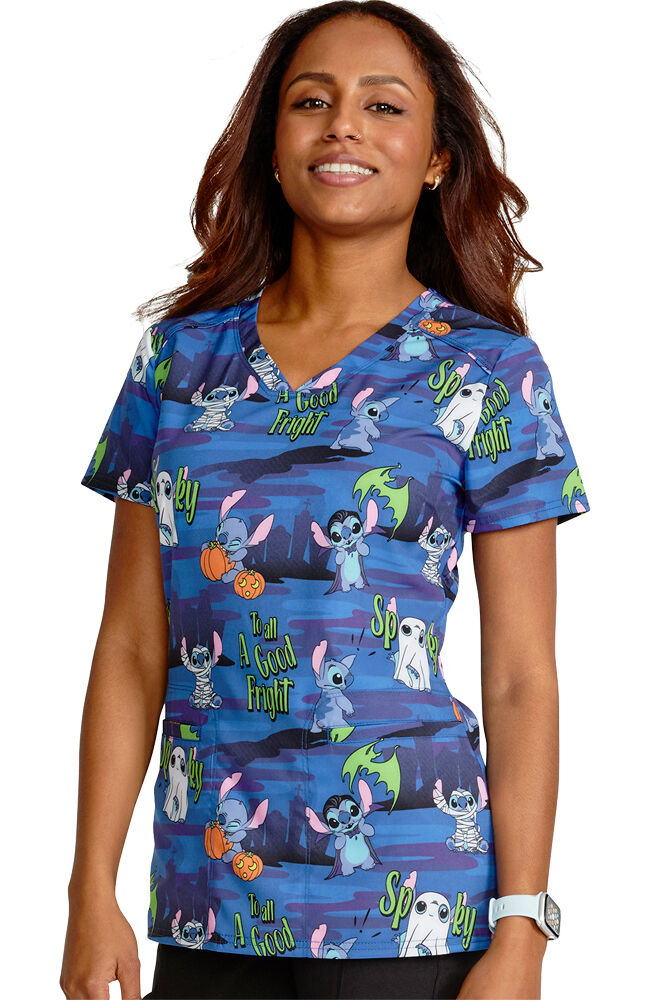 Disney princess discount scrub tops
