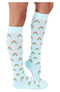 Women's 15-20 mmHg Lightweight Rainbow Print Compression Socks, , large