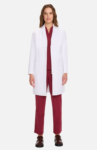 Women's Zip Front Over The Knee Lab Coat 36" Women's Zip Front Over The Knee Lab Coat 36"