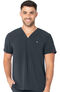 Clearance Men's Tuckable Solid Scrub Top, , large