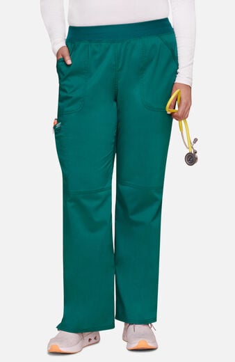 Women's Elastic Waist Cargo Pocket Scrub Pant Women's Elastic Waist Cargo Pocket Scrub Pant