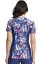 Clearance Women's Happy Pals Print Scrub Top, , large