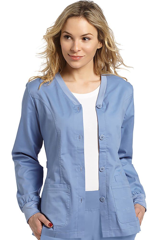 Cardigan on sale scrub jacket