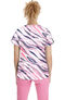 Women's Isabel Wild Stripes Print Scrub Top, , large