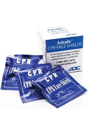 Clearance Adsafe CPR Face Shield 10 Pack