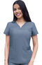 Clearance Women's Sweetheart Solid Scrub Top, , large