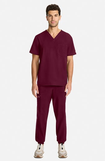 Men's Tuck-In V-Neck Scrub Top Men's Tuck-In V-Neck Scrub Top