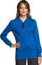 Clearance Women's Zip Front Solid Scrub Jacket, , large