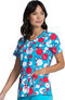 Clearance Women's Spotting Trouble Print Scrub Top, , large
