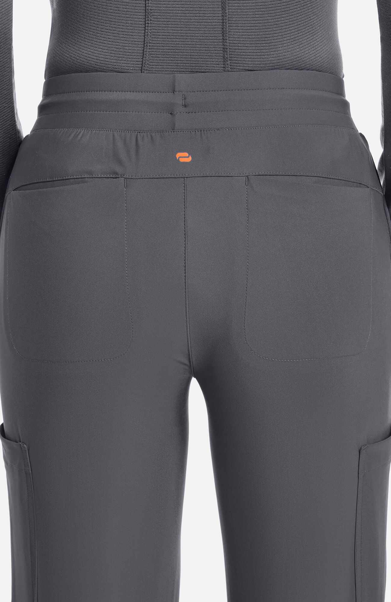 Women's Knit Pintuck 6-Pocket Wide Leg Scrub Pant, , large