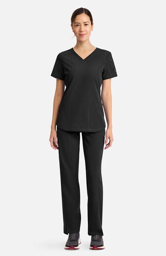 Dynamix By Women's V-Neck Solid Scrub Top Dynamix By Women's V-Neck Solid Scrub Top