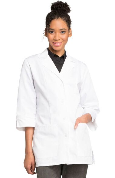 Women's ¾ Sleeve 30½" Lab Coat, , large