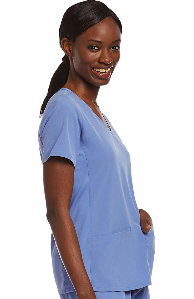 Matrix by Maevn Women's Side Stretch Solid Scrub Top ...