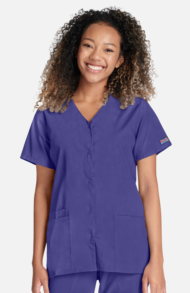 WSCK Womens Scrub Tops,Holiday Scrubs V-Neck Short Sleeve Tops,Nurse Working Uniform Shirt Blouse with Pocket