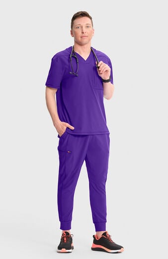 Men's Fit V-Neck Scrub Top, Pride Edition Men's Fit V-Neck Scrub Top, Pride Edition
