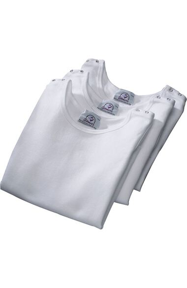 Clearance Women's Open Back Solid Undershirt 3 Pack, , large