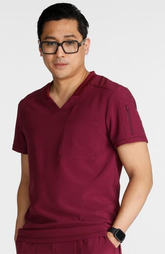 Men's V-Neck Scrub Top Men's V-Neck Scrub Top