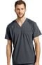Fit By Men's V-Neck Solid Scrub Top, , large