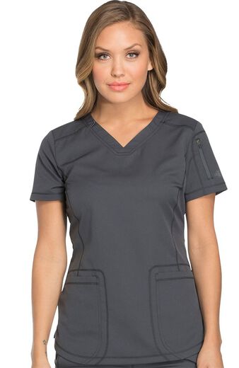 Women's V-Neck Solid Scrub Top, Women's V-Neck Solid Scrub Top