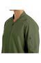 Men's Front Zip Warm Up Scrub Jacket, , large