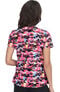 Clearance Women's Nadi V-Neck Colorful Camo Print Scrub Top, , large