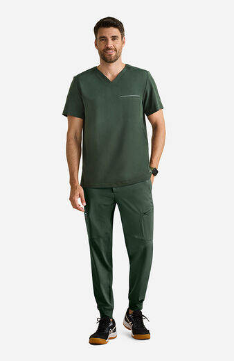 Men's Spencer V-Neck Scrub Top Men's Spencer V-Neck Scrub Top