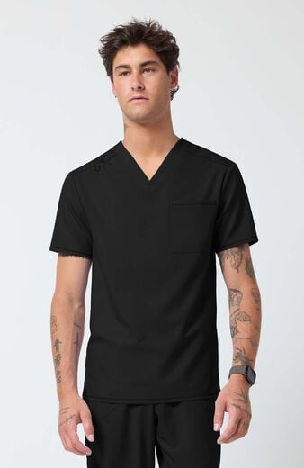 Men's V-Neck Tuck-In Scrub Top Men's V-Neck Tuck-In Scrub Top
