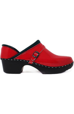 Women's Red Alert Patent Solid Clog