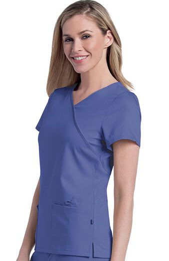 Clearance Women's Sophie Crossover Solid Scrub Top