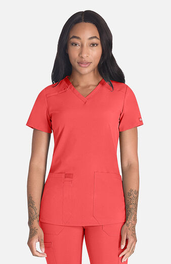 Women's 2-Pocket Utility V-Neck Scrub Top Women's 2-Pocket Utility V-Neck Scrub Top